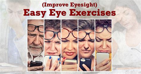 Eye Exercises To Improve Eyesight Naturally & Relieve Eye Strain