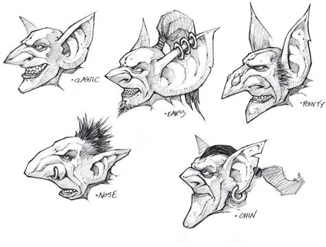 World of Warcraft: Cataclysm Art & Pictures, Goblin Heads - Male | Character art, Concept art ...