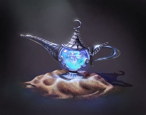 ArtStation - Genie's lamp, Xenia Bystrova Fantasy Magic, Fantasy Props, Magic Art, Dark Fantasy ...