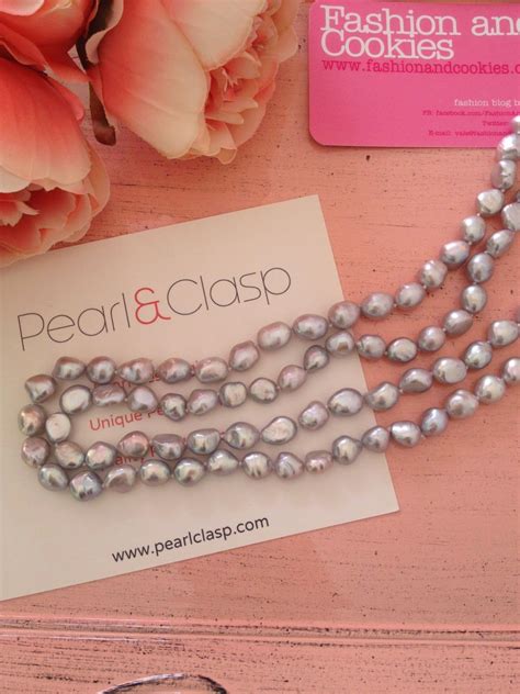 Pearl & Clasp Gray Endless pearl necklace review | Pearl necklace price, Floating pearl necklace ...