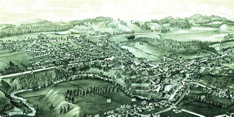 Beautiful old map of Fair Haven, Vermont from 1886 - KNOWOL