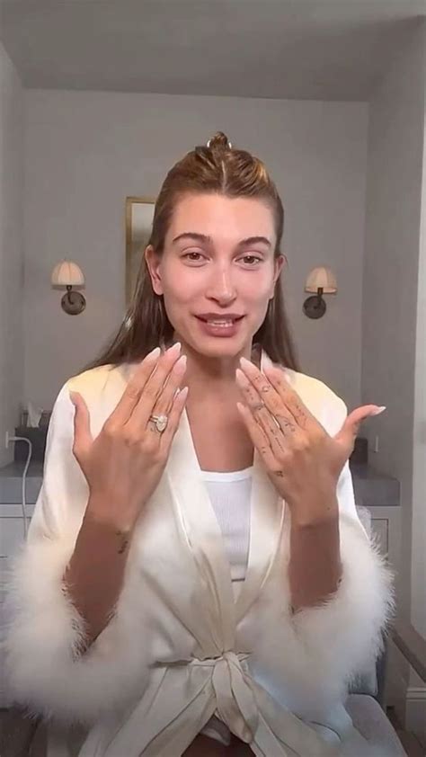 hailey bieber opi shimmer nails, nail ideas, techniques, neutral colors | Gel nails, Simple ...