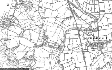 Historic Ordnance Survey Map of Bury, 1896 - Francis Frith