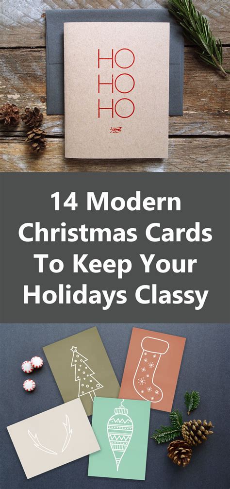 14 Examples Of Modern Christmas Cards To Keep Your Holidays ...