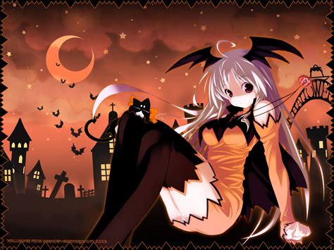 🔥 [40+] Halloween Anime Girls Wallpapers | WallpaperSafari