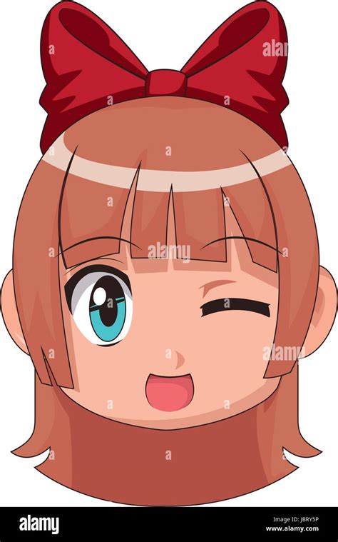 cute cartoon anime little girl chibi character Stock Vector Image & Art - Alamy