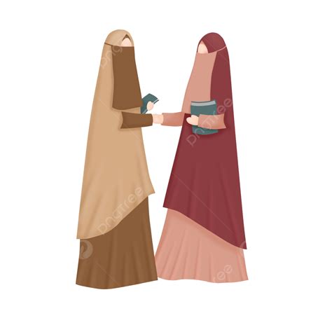 Muslimah Girls PNG Picture, Two Muslimah Girls Shaking Hands, Muslimah, Hijab, Girls PNG Image ...
