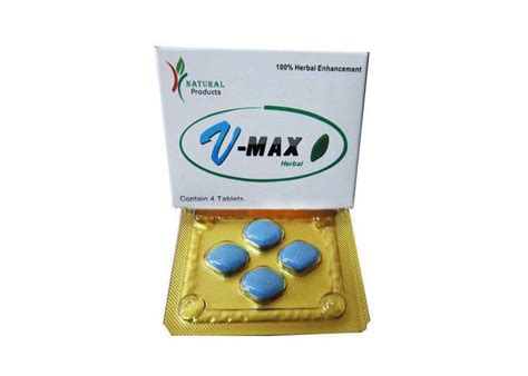 100% Natural Male Herbal Enhancement Pills 8000mg 4 Tablets Per Pack