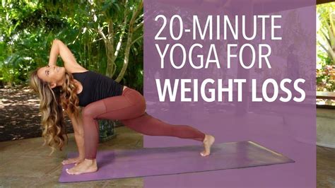 20-Minute Yoga for Weight Loss | Yogi Nora - YouTube