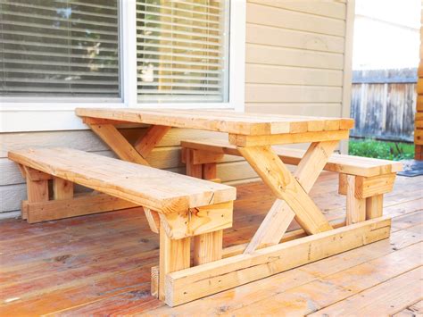 DIY Tutorial, Kids Picnic table build is a perfect solution for the kids to eat their lunch in ...