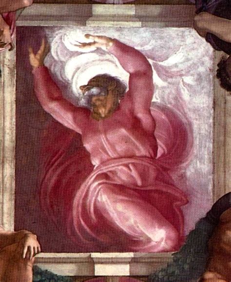 Michelangelo - separazione della Luce dalle Tenebre - cappella Sistina | Cappella sistina ...