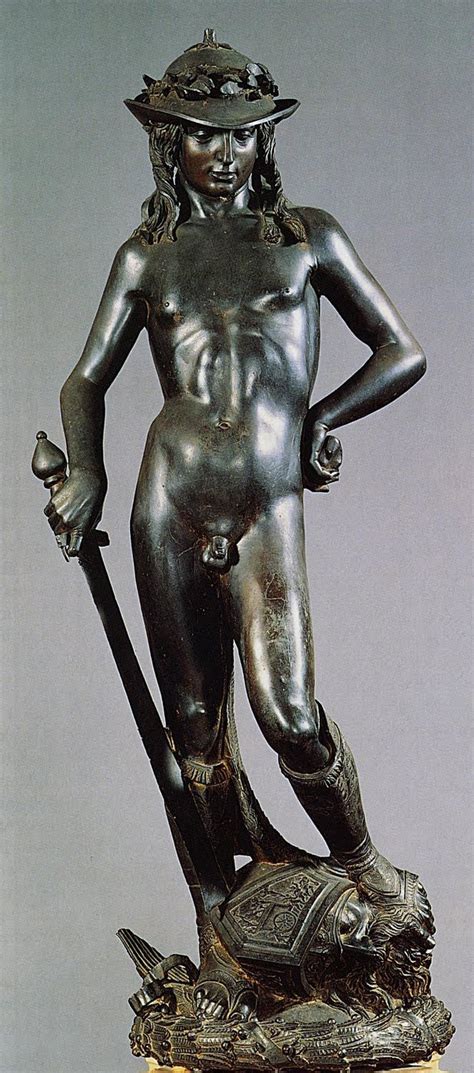 Donatello Bronze Florence 1440 David/Mercure | Statue en bronze, Art sculpture, Art occidental