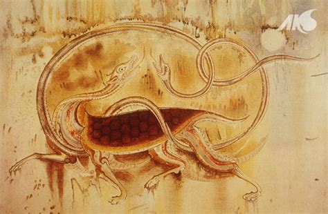 [Antiquity-Three Kingdoms Period(Goguryeo)] Hyeonmudo (painting of protective god of the north ...