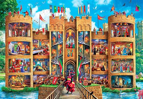 Comprar Puzzle MasterPieces Interior del Castillo XXL de 1000 Pzs ...