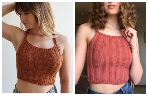 Knit Summer Crop Top Free Knitting Patterns Knitting, 48% OFF