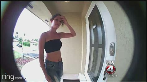 Tube top burglar caught on camera in Florida - YouTube