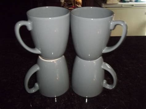 1 Corelle Stoneware Coffee/Tea Mugs Light Gray 12 oz. by PyrexKitchen on Etsy | Corelle ...