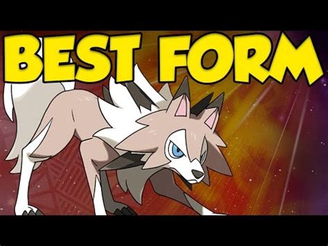 Lycanroc Midday is Best Form! Pokemon Sun and Moon Lycanroc Moveset and ...