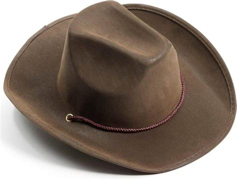 Novelty Brown Adult Cowboy Hat | Mingle and Murder