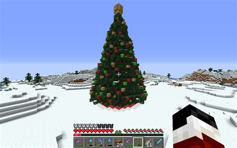 I made a Christmas tree : r/Minecraft