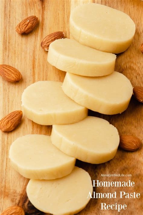 Homemade Almond Paste Recipe