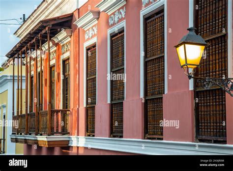 Spanish Colonial houses, Old San Juan, Puerto Rico Stock Photo - Alamy