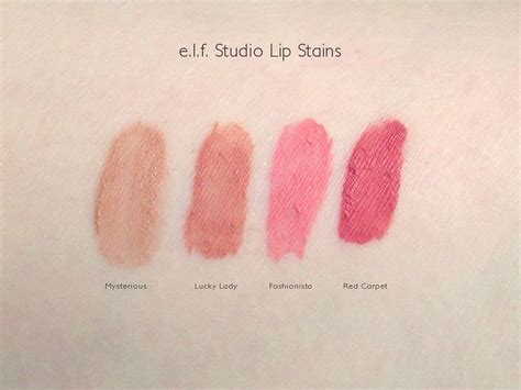 e.l.f. Studio Lip Stain Swatches | e.l.f. Studio Lip Stain s… | Flickr
