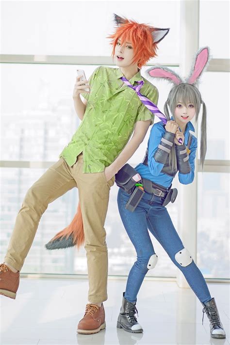 Judy Hopps & Nick Wilde (Zootopia) | Zootopia cosplay, Amazing cosplay ...