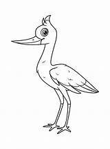 Smiling Stork Coloring Page  Free Printable Pages sketch template