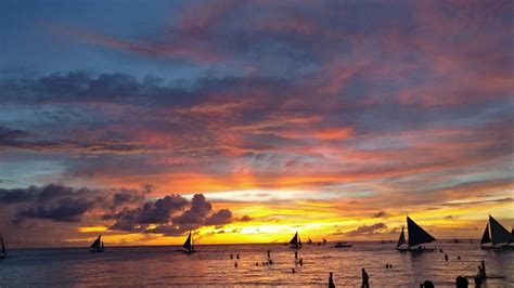 Boracay sunset Philippines : pics