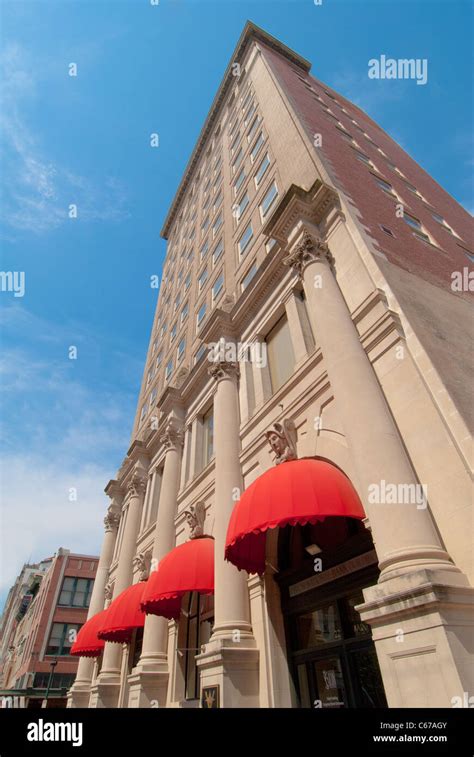 Hotel Icon, downtown luxury hotel housed in a former bank building in Houston, Texas Stock Photo ...