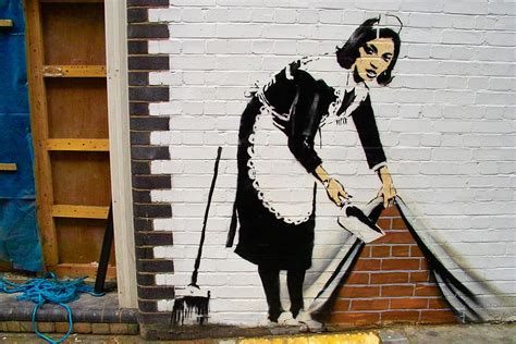 el arte del stencil--Banksy | Kunst ideer, Banksy, Gadekunst