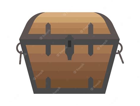 Premium Vector | Pirate treasure chest Vector illustration