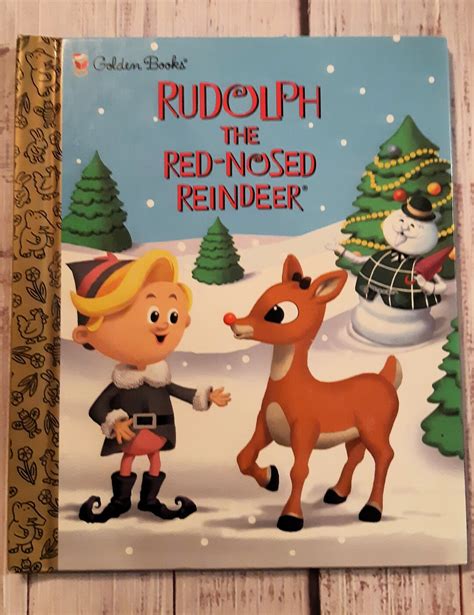 Vintage Rudolph the Red Nosed Reindeer Little Golden Book/ Vintage Rudolph/ Vintage Christmas ...