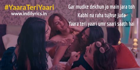 Yaara Teri Yaari | Darshan Raval | Full Song Lyrics with English Translation and Real Meaning ...