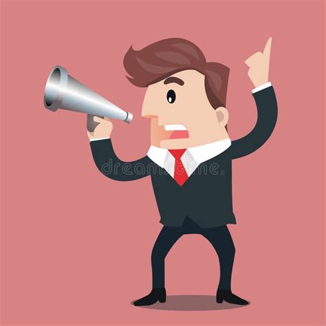 Business man cartoon stock vector. Illustration of noise - 66057847