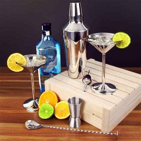 Martini Shaken Not Stirred Cocktail Set | Cocktail set, Cocktail equipment, Cocktails