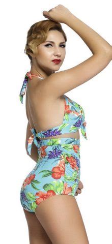 2 Piece Women Flora Plus Size High Waist Swimsuit - Online Store for ...