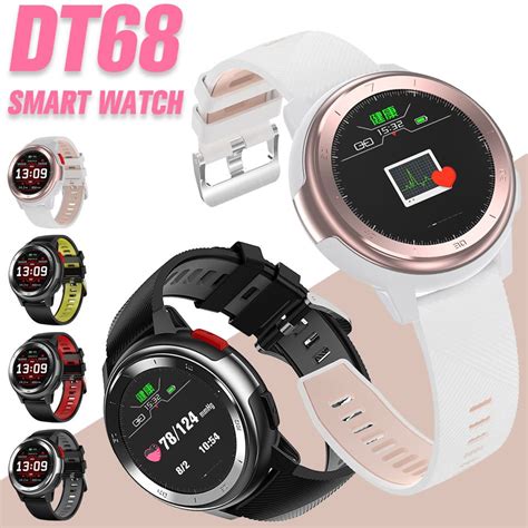 DT68 Smart Watch IP68 Waterproof 1.2 Inch Full Touch Screen Sport ...