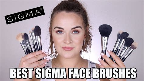 My FAVORITE Face Brushes From Sigma Beauty! | Best Face Makeup Brushes - YouTube