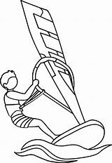 Free Wind Surfing Coloring Pages Pdf To Print  Coloringfoldercom sketch template