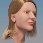 Girl Head I 3D Model $44 - .stl .obj .fbx .dae .blend .3ds - Free3D