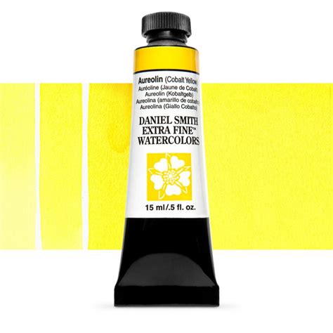 Daniel Smith : Watercolour Paint : 15ml : Aureolin (Cobalt Yellow ...