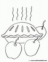 Apple Pie Coloring Pages  Home sketch template