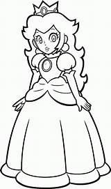 Princess Peach Coloring Pages To Print Free  Home sketch template