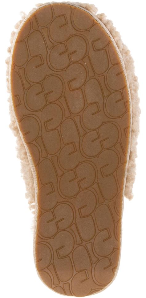 UGG Maxi Curly Slide (1133151) sand au meilleur prix sur idealo.fr