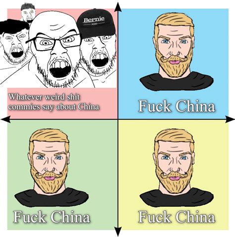 Oh shit we got depicted as SOYBOY WOJAKS 😱😱😱😱😱😱 : r/XiIsFinished