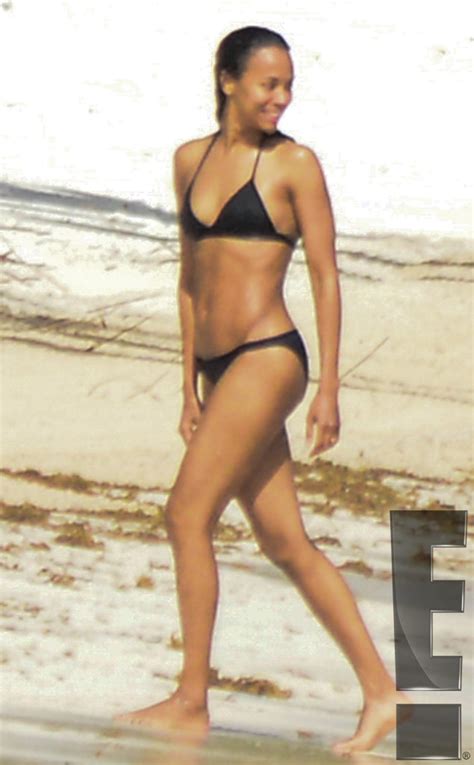 Zoe Saldana's Bikini Body Steals the Show During PDA-Filled Getaway | E ...