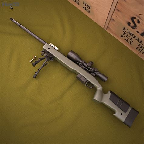 Remington M40A5 modelo 3D - Arma no Hum3D