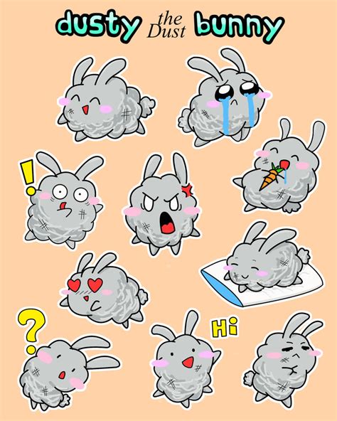 Dusty the Dust Bunny by Charsheee on DeviantArt